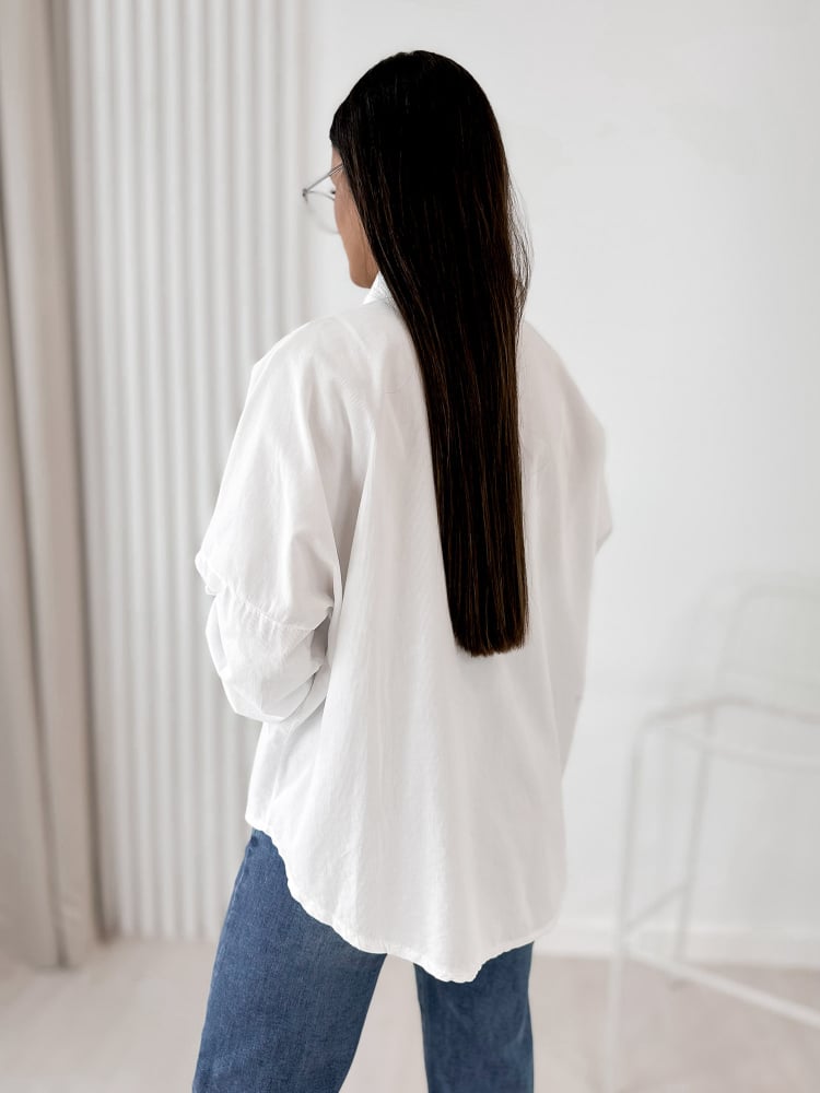 KOSZULA SZTRUKSOWA APOLINARE BIAŁA