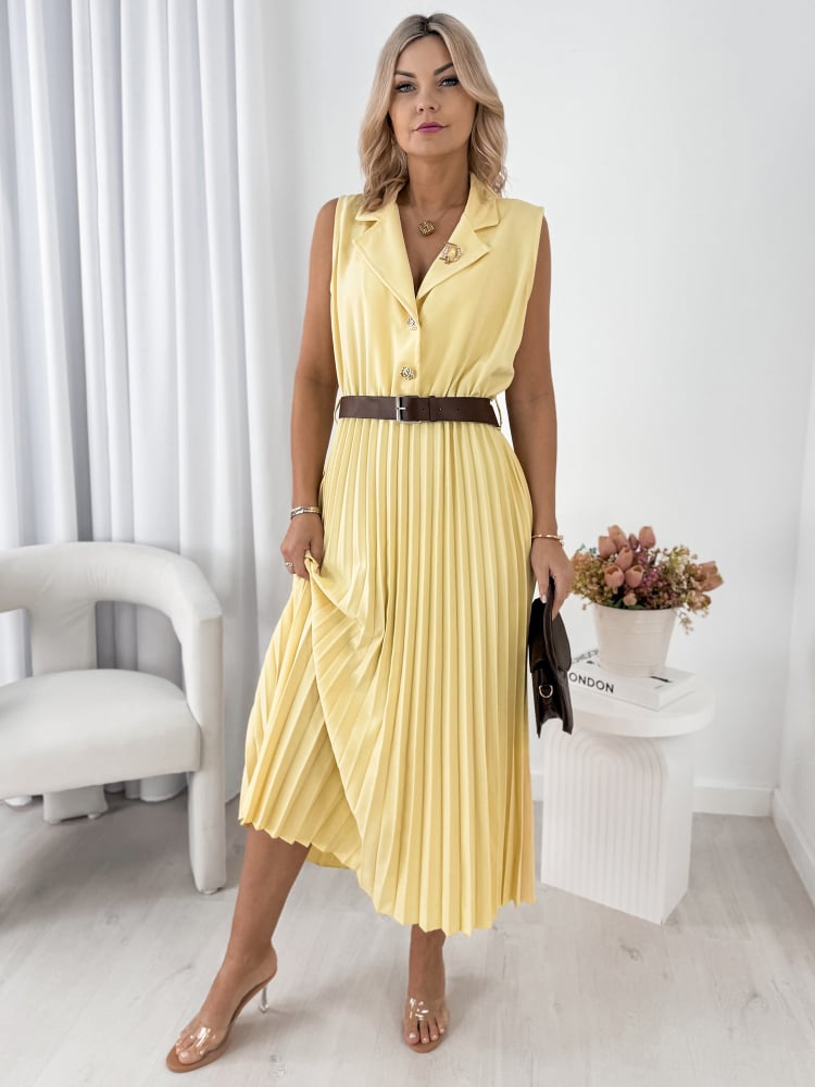 SUKIENKA CHANTILLY ŻÓŁTA