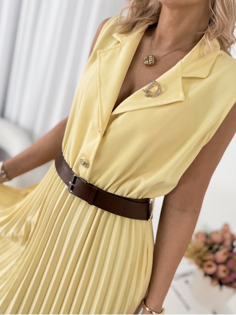 SUKIENKA CHANTILLY ŻÓŁTA