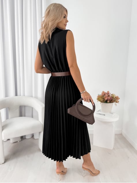 SUKIENKA CHANTILLY CZARNA