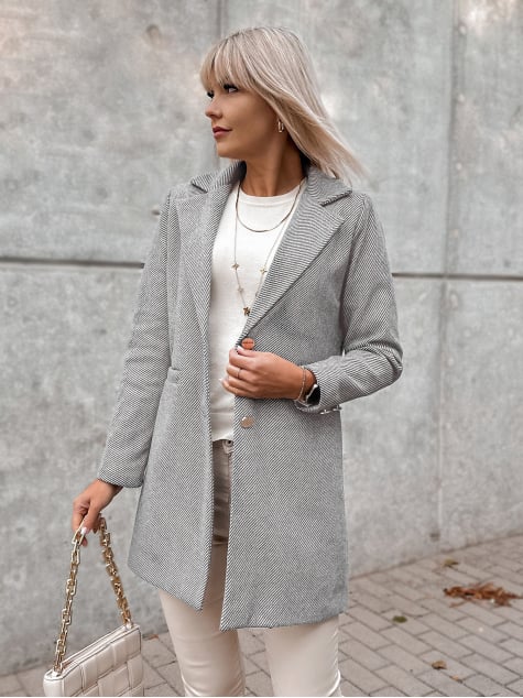 PŁASZCZ LOULE SZARY