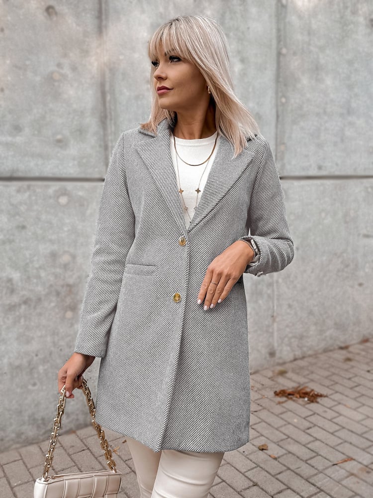 PŁASZCZ LOULE SZARY