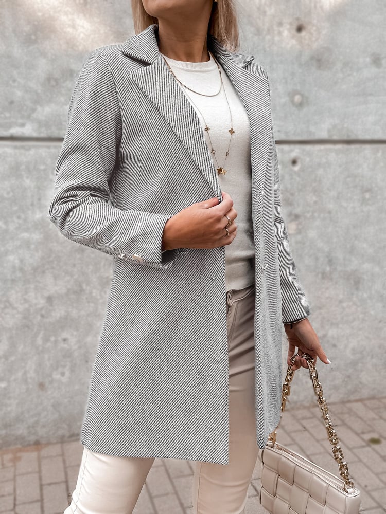 PŁASZCZ LOULE SZARY