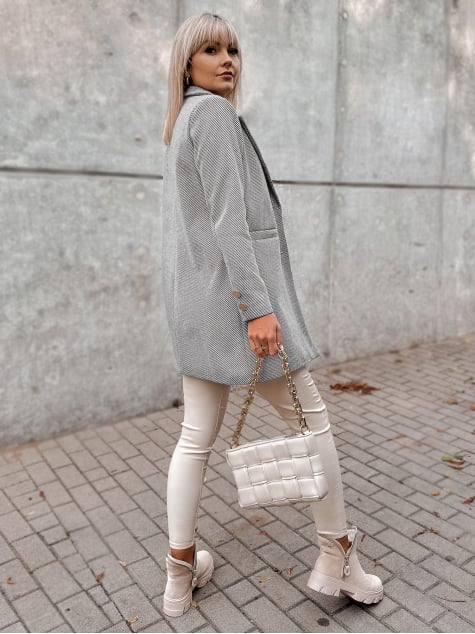 PŁASZCZ LOULE SZARY