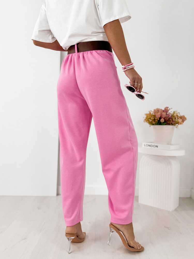 SPODNIE ARETINO RÓŻOWE