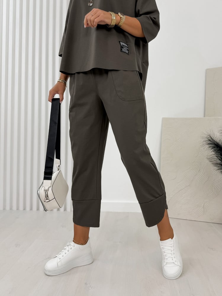 KOMPLET GENI CIEMNOOLIWKOWY