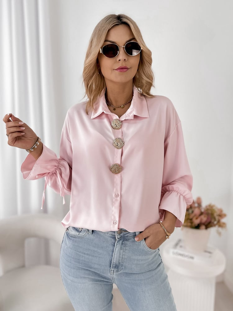 KOSZULA ASTURIA PUDROWY RÓŻ