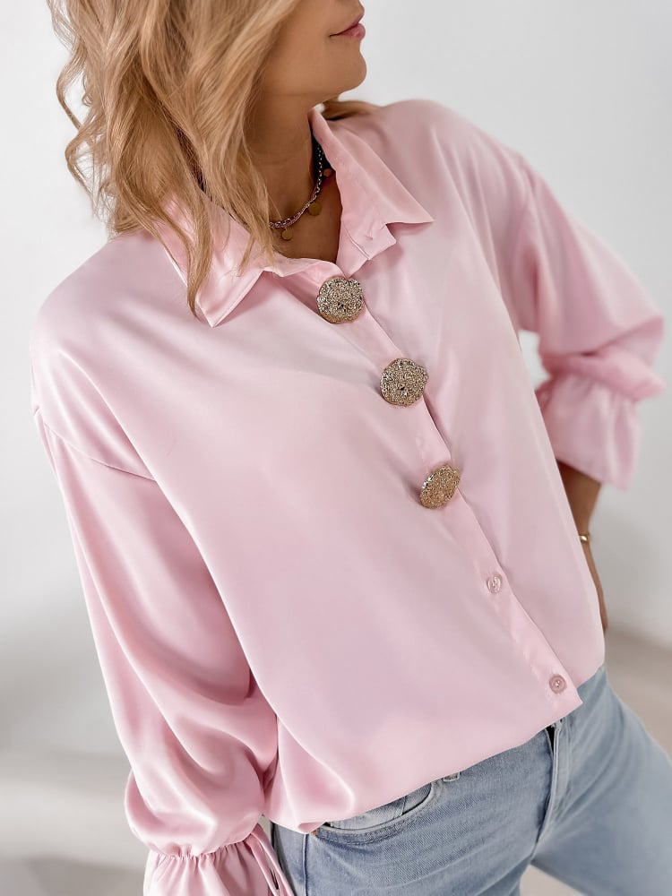 KOSZULA ASTURIA PUDROWY RÓŻ