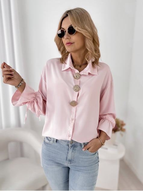 KOSZULA ASTURIA PUDROWY RÓŻ