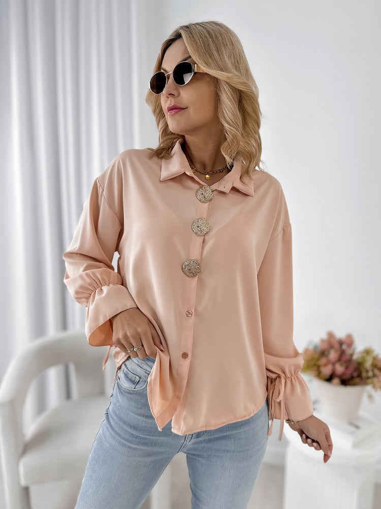 KOSZULA ASTURIA BRZOSKWINIOWA