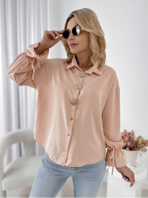 KOSZULA ASTURIA BRZOSKWINIOWA