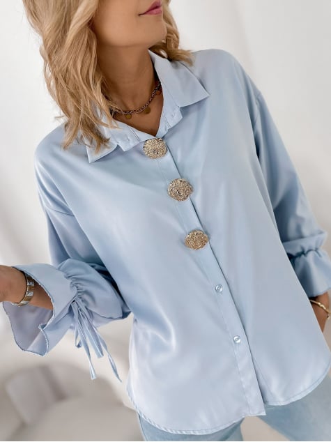 KOSZULA ASTURIA BŁĘKITNA