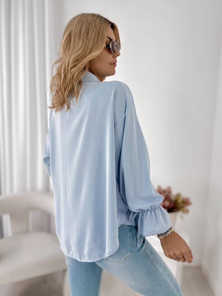 KOSZULA ASTURIA BŁĘKITNA