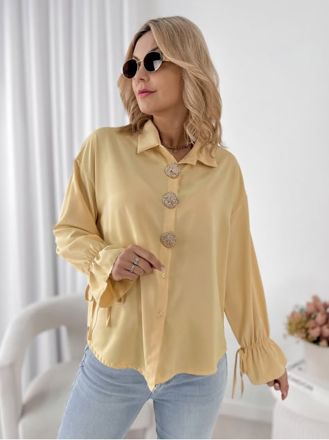 KOSZULA ASTURIA ŻÓŁTA