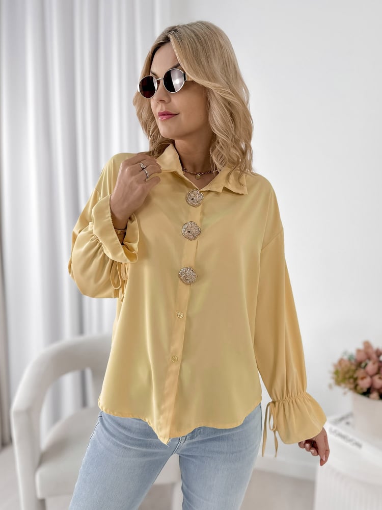 KOSZULA ASTURIA ŻÓŁTA