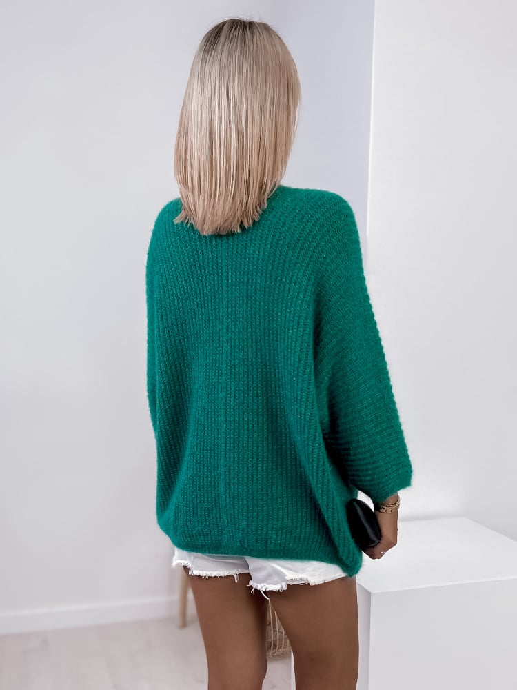 KARDIGAN MILANO ZIELONY