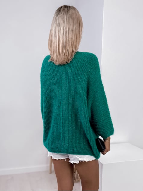 KARDIGAN MILANO ZIELONY