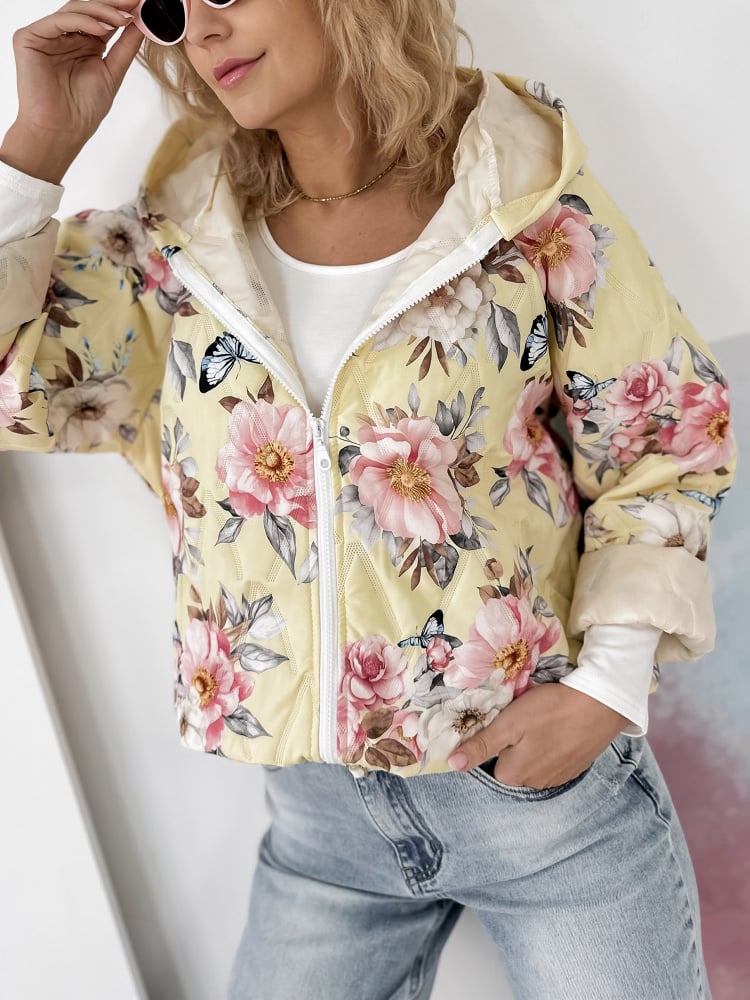 KURTKA BOTANICO ŻÓŁTA