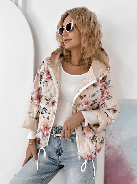 KURTKA BOTANICO BEŻOWA