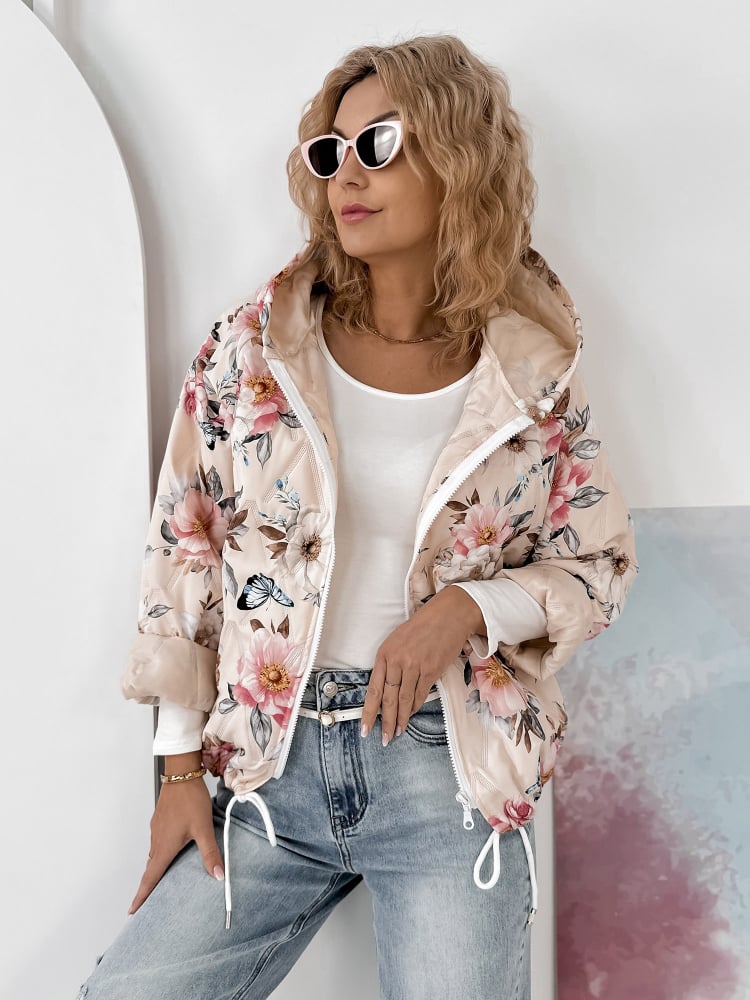 KURTKA BOTANICO BEŻOWA