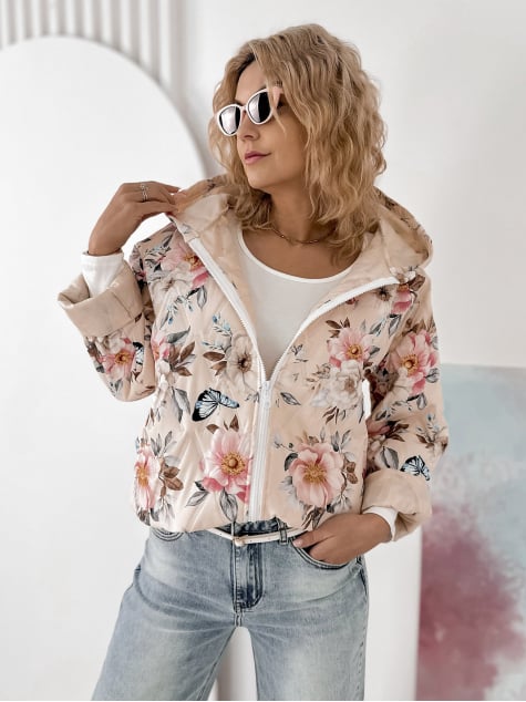 KURTKA BOTANICO BEŻOWA