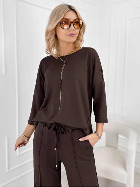 KOMPLET VEJER BRĄZOWY