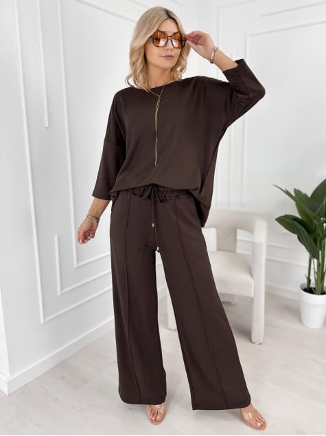 KOMPLET VEJER BRĄZOWY