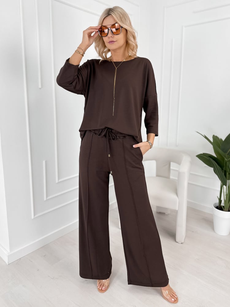 KOMPLET VEJER BRĄZOWY