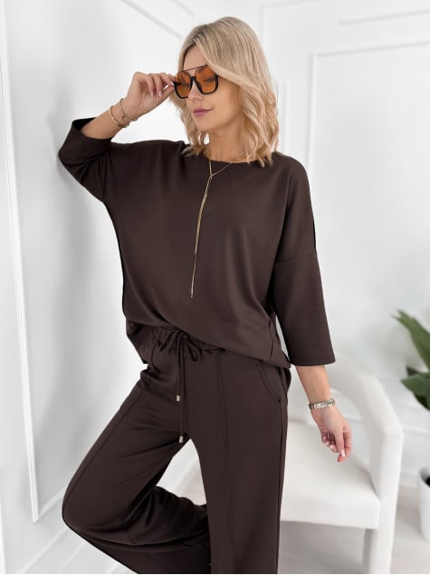 KOMPLET VEJER BRĄZOWY