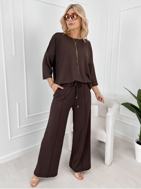 KOMPLET VEJER BRĄZOWY