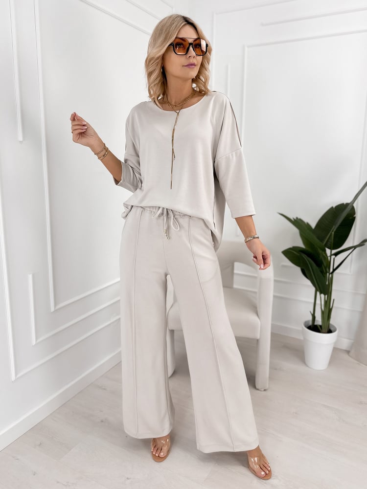 KOMPLET VEJER BEŻOWY