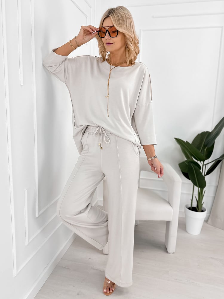 KOMPLET VEJER BEŻOWY