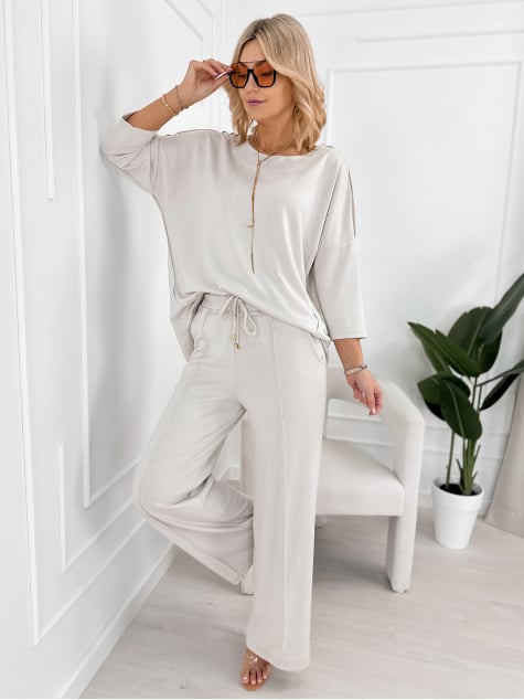 KOMPLET VEJER BEŻOWY