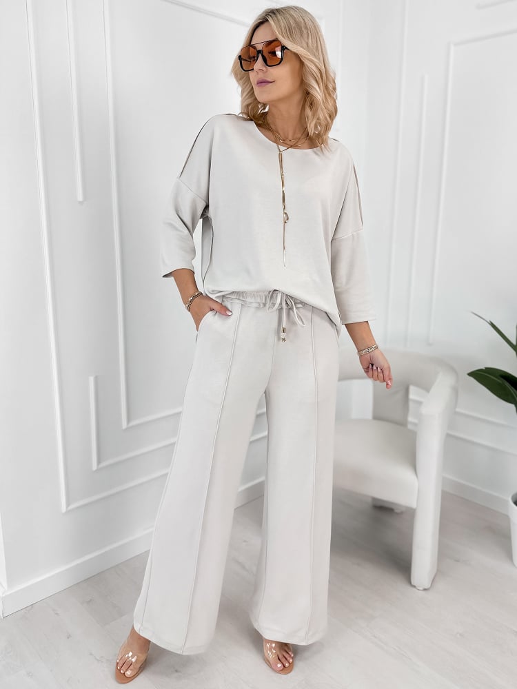 KOMPLET VEJER BEŻOWY