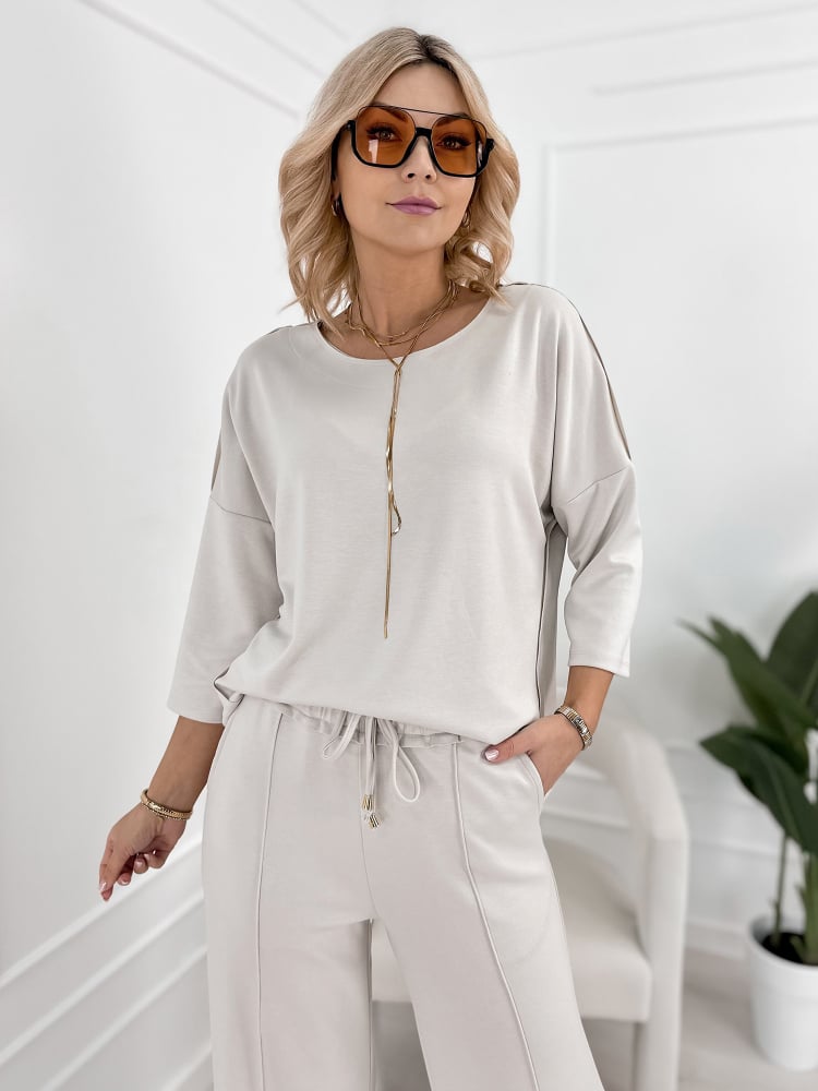 KOMPLET VEJER BEŻOWY