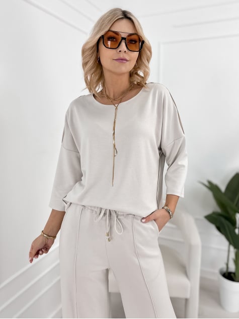 KOMPLET VEJER BEŻOWY