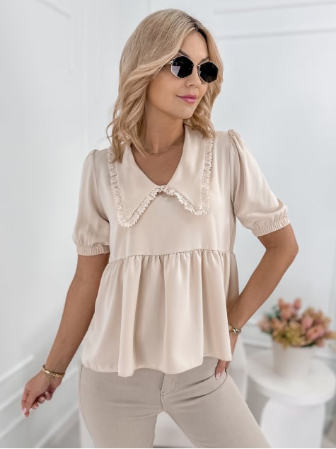 BLUZKA CARDINI BEŻOWA