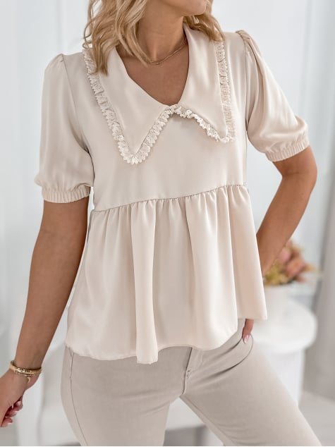 BLUZKA CARDINI BEŻOWA