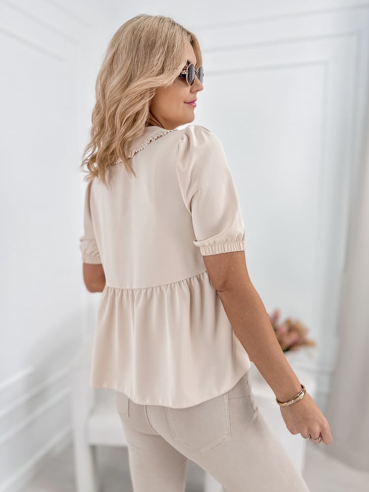 BLUZKA CARDINI BEŻOWA