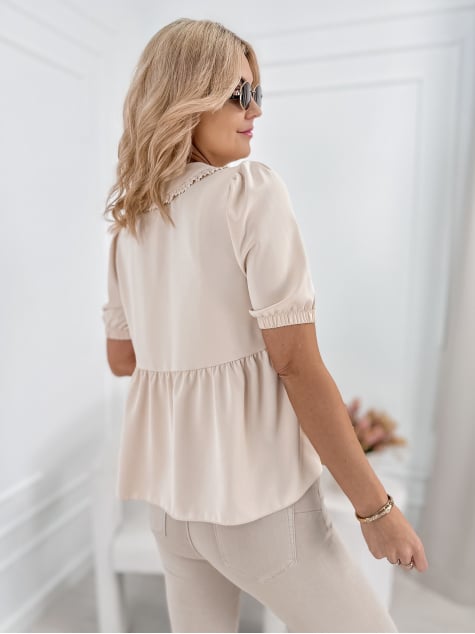 BLUZKA CARDINI BEŻOWA