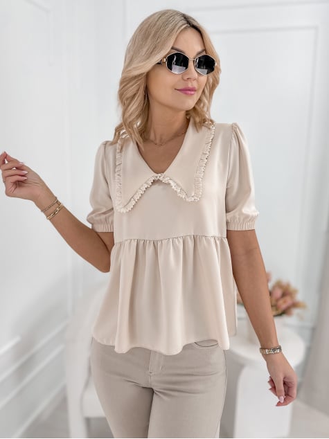BLUZKA CARDINI BEŻOWA
