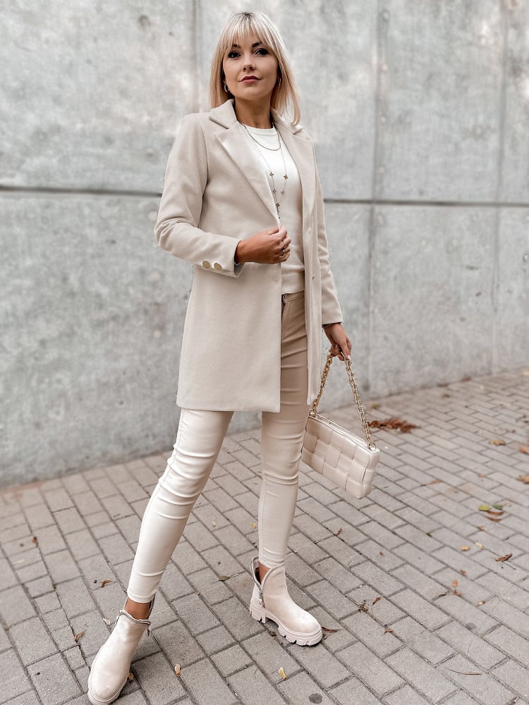 PŁASZCZ LOULE BEŻOWY