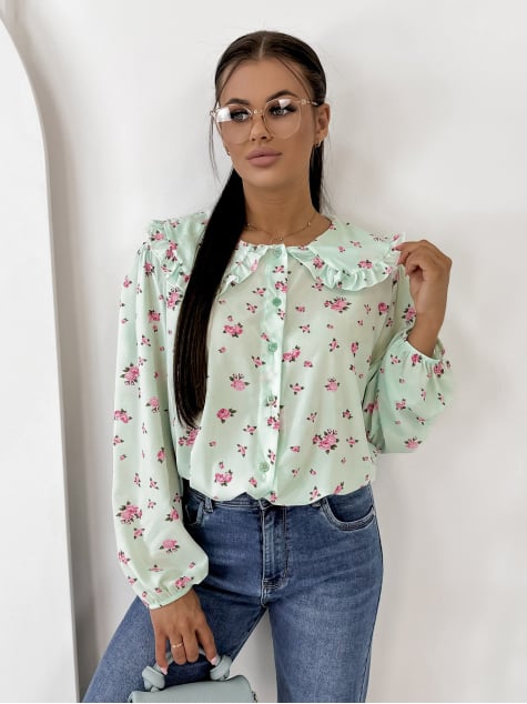 KOSZULA GIVERNY MIĘTOWA