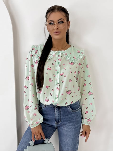 KOSZULA GIVERNY MIĘTOWA