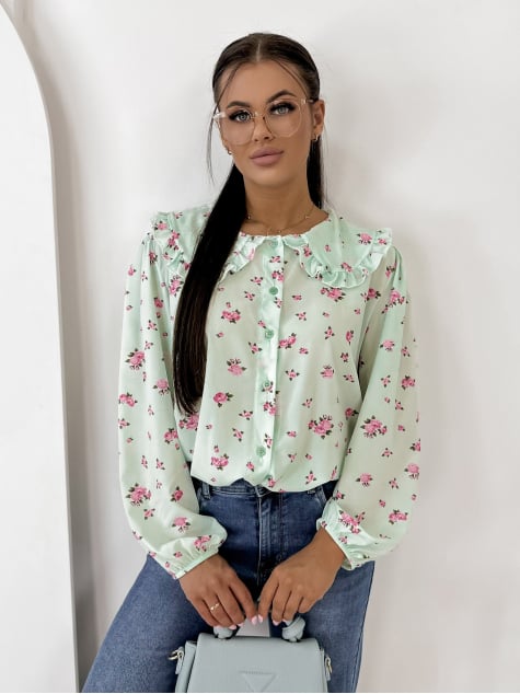 KOSZULA GIVERNY MIĘTOWA