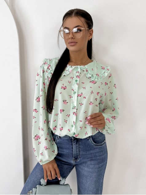 KOSZULA GIVERNY MIĘTOWA