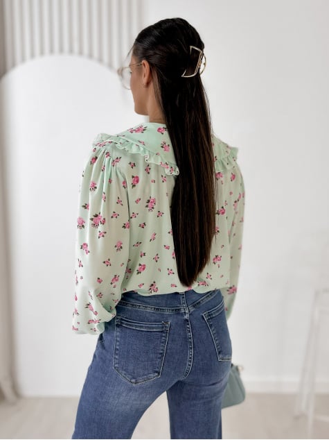 KOSZULA GIVERNY MIĘTOWA