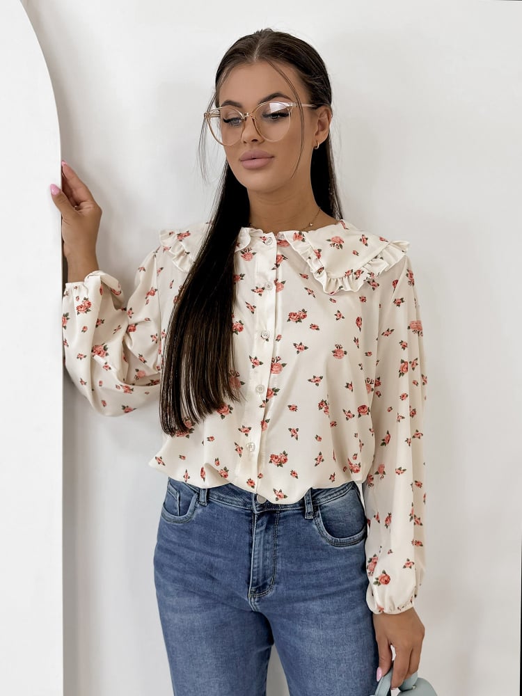 KOSZULA GIVERNY BEŻOWA