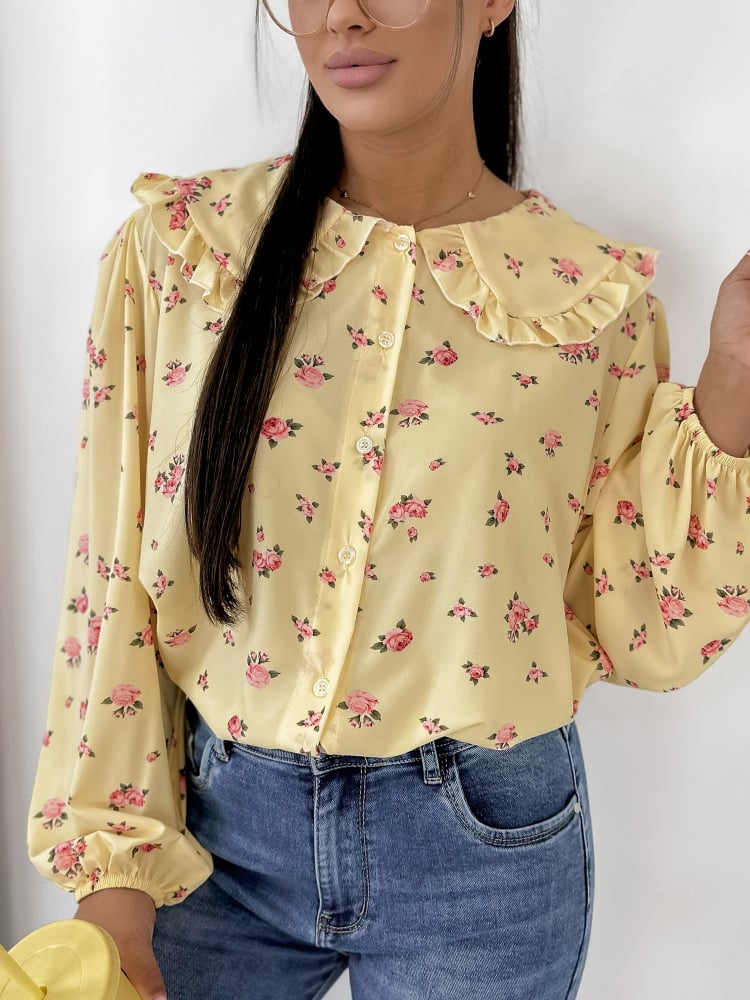 KOSZULA GIVERNY ŻÓŁTA