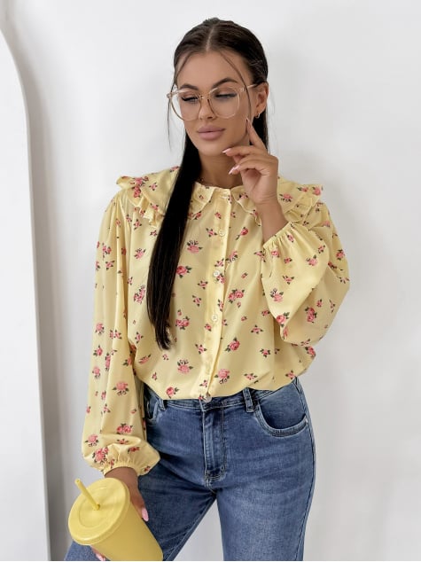 KOSZULA GIVERNY ŻÓŁTA